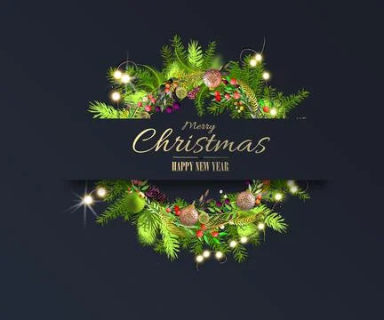 Christmas design template Stock Photos