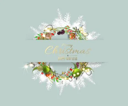 Christmas design template Stock Photos