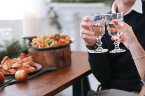 Christmas dinner Stock Photos