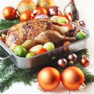 Christmas Dinner Stock Photos
