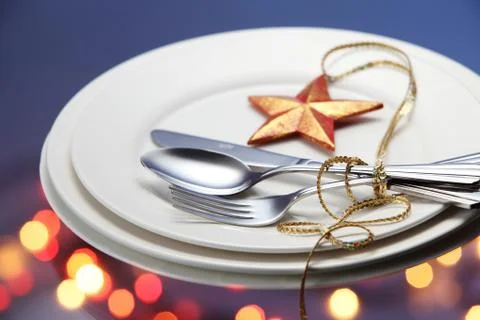 Christmas dinner Foto stock
