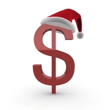 Christmas dollar Stock Illustration