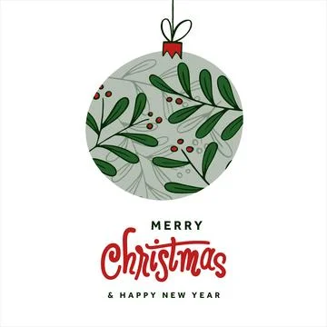 Christmas doodle elements Stock Illustration