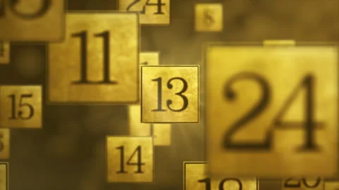 Christmas Door 13 Stock Footage 257062447