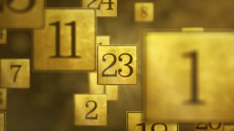 Christmas Door 23 Video stock 257219376