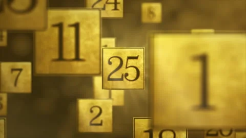 Christmas Door 25 Video stock 257219375