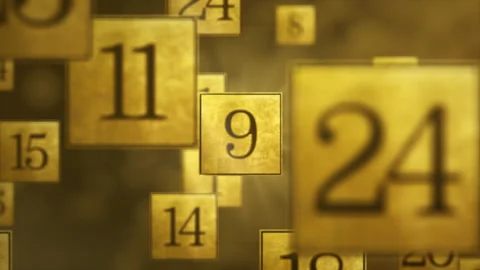 Christmas Door 9 Video stock 257062810