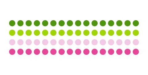 Christmas  dot line border. Simple divider in pastel color.  Vector illustrat イラスト素材