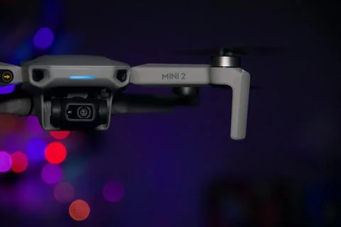 Christmas drone Foto stock