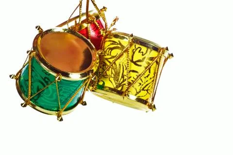 Christmas drums 스톡 사진