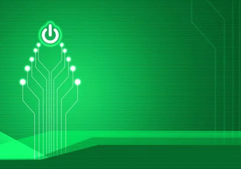 Christmas electronic tree Stock Photos