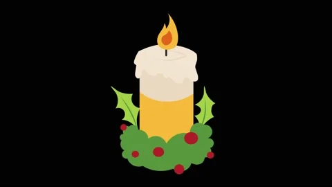 Christmas element with black background. More elements in our portfolio. Stock Footage 225609458