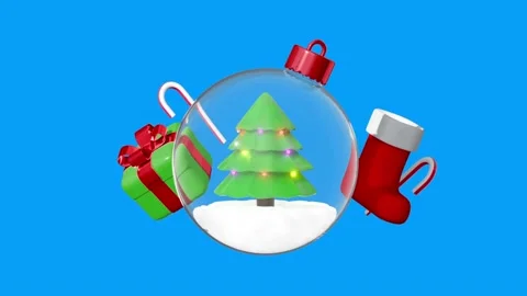 Christmas element with chromakey background. More elements in our portfolio. Stock Footage 225843279