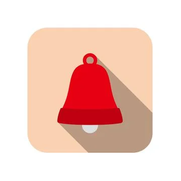 Christmas element flat icon design, vector illustration Stock Illustration