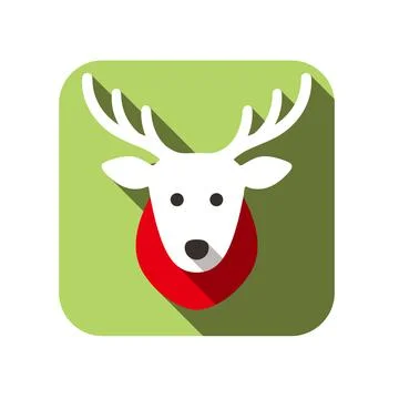Christmas element flat icon design, vector illustration イラスト素材
