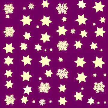 Christmas element pattern seamless, random element vintage design wallpaper Stock Illustration