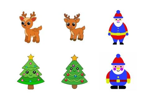 Christmas elements 1 Stock Illustration