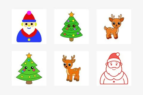 Christmas elements 2 Stock Illustration