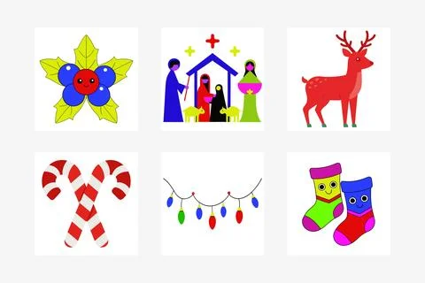 Christmas elements 5 스톡 일러스트