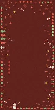 Christmas elements background childish style have blank space. Merry Xmas a.. 스톡 일러스트
