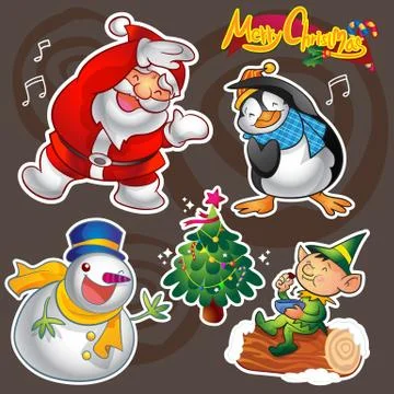 Christmas elements Stock Illustration