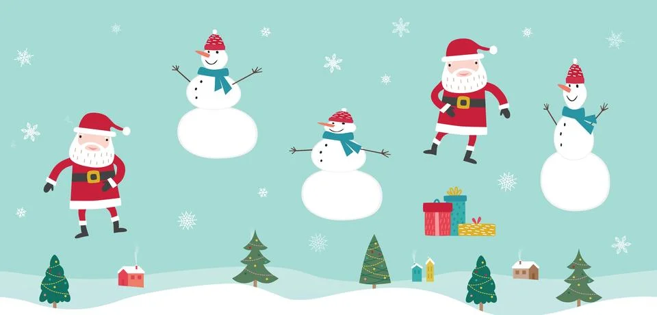 Christmas Elements Stock Illustration