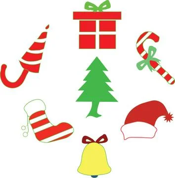 Christmas elements Stock Illustration