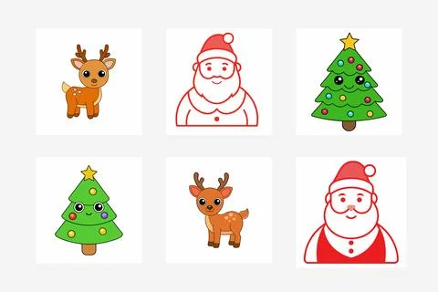 Christmas Elements Illustrazione stock