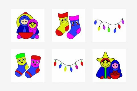 Christmas Elements Stock Illustration