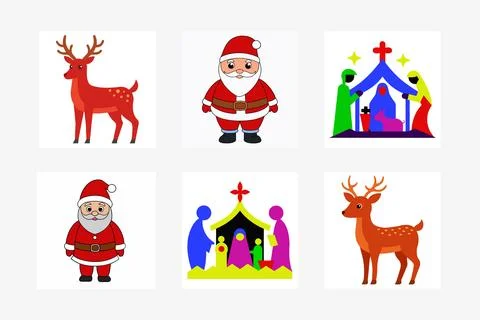 Christmas elements Stock Illustration