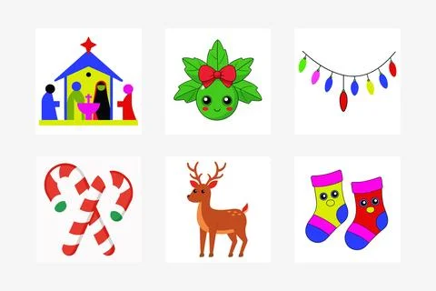 Christmas elements Stock Illustration