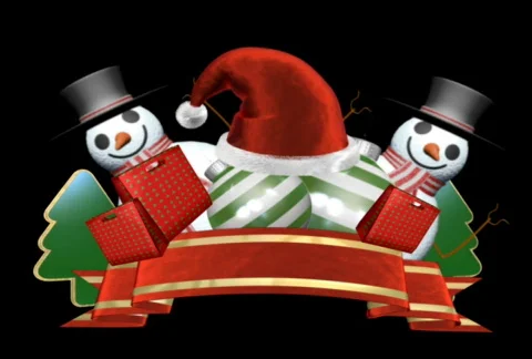  Christmas elements montage  库存影片 574697