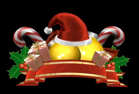  Christmas elements montage  Stock-Footage 574698