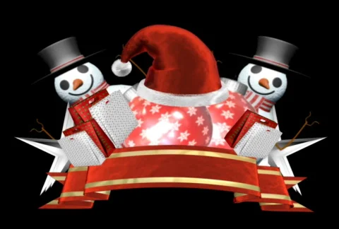  Christmas elements montage  Stock-Footage 574701