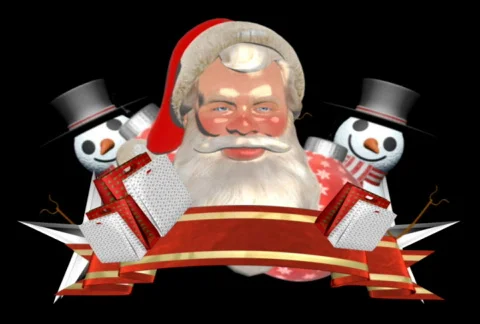  Christmas elements montage  Stock-Footage 574710