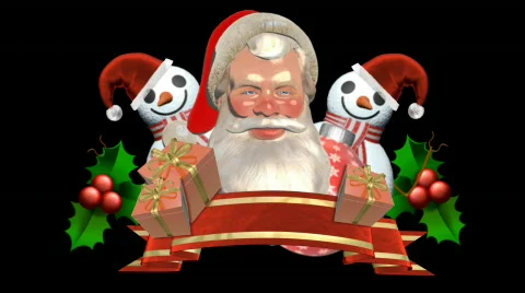  Christmas elements montage  Stock-Footage 574805