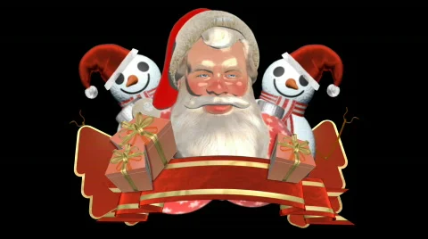  Christmas elements montage  Video stock 574806