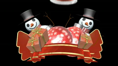  Christmas elements montage  Video stock 574820