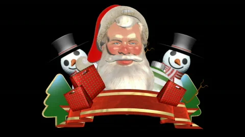  Christmas elements montage  Video stock 574824