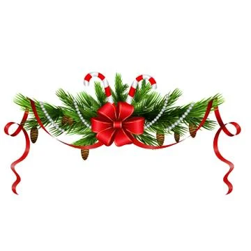 Christmas elements for your designs Illustrazione stock