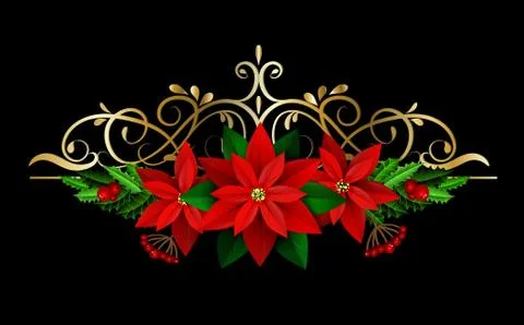 Christmas elements for your designs Illustrazione stock
