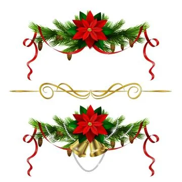 Christmas elements for your designs Stock Illustration