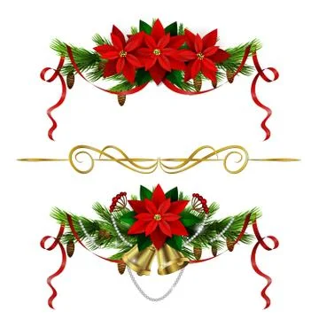 Christmas elements for your designs Stock Illustration