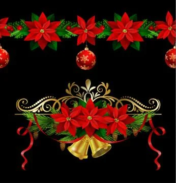 Christmas elements for your designs 스톡 일러스트