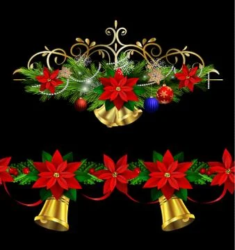 Christmas elements for your designs 库存插图