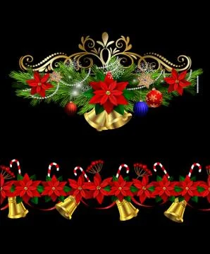 Christmas elements for your designs Stockillustratie