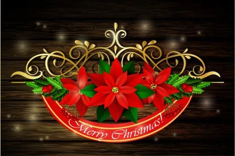 Christmas elements for your designs 库存插图