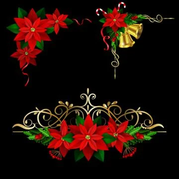 Christmas elements for your designs Stock Illustration