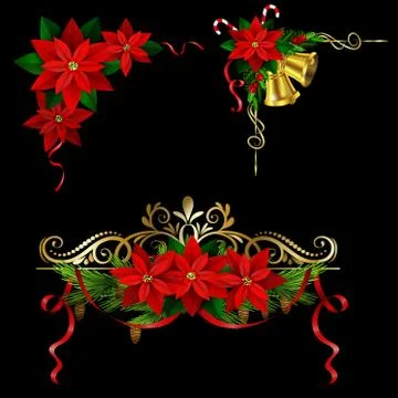 Christmas elements for your designs Stock Illustration