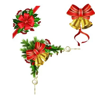 Christmas elements for your designs 库存插图